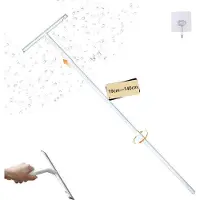OEM Protezione per rubinetto con tubo in acciaio, 125 cm, guarnizione per soffione doccia, nastro sigillante in silicone, 28 cm