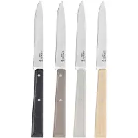 Opinel Bon Appetit 3272 Mineral,set di coltelli da tavola, 4 pezzi
