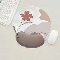 OEM Tappetino con motivo floreale e blocchetti in gomma | Base antiscivolo inPoliuretano| Forma ergonomica 250*225*23 mm