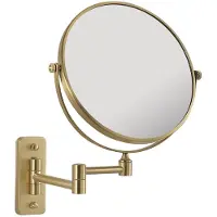 KIAMAMI VALENTINA Specchio ingranditore 3X da muro oro matt | Gaia