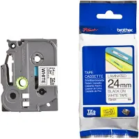 Brother Nastro TZe-251 - Nero su bianco (24 mm x 24 mm)
