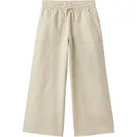 Calvin Klein Girls Wide Leg Linen Pants Oatmeal Taglia: 16 | Pantaloni Outlet | Unisex | Bianco