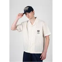 Prohibited Camicia 'Dugout' nero / offwhite