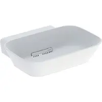 Geberit ONE lavabo à poser en forme de coupe, sortie horizontale, blanc mat, 50x15,4x42,5cm, 505.052.00.1, 505.052.00.1