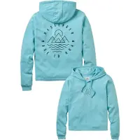 Passenger Women's Remote Recycled Cotton Hoodie Felpa con cappuccio Donna (S, turchese)