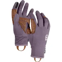 Ortovox Women's Fleece Light Glove Guanti Donna (S, lilla)