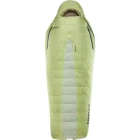 Therm-A-Rest - Comodo sacco a pelo in piumino naturale - Boost 650 32F/0C Meadow Green in Nylon - Taglia Regular wide - Verde