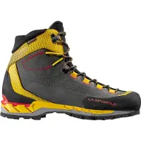 La Sportiva - Scarpe da alpinismo in GORE-TEX - Trango Tech Leather GTX Black/Yellow per Uomo in Pelle - Taglia 45 - Nero