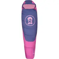 TROLLKIDS Kid's Femund 3in1 Sacco a pelo bambini Bambini (150-190x65x40 cm - Body Length: 100-160 cm, lilla)