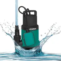 Vonroc Pompa sommersa 750W – 14000 l/h | Acqua contaminata e pulita