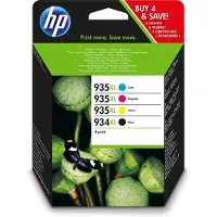 HP Cartuccia stampante 934/935XL (X4E14AE) - 4 colori Alta capacità Multipack