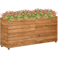 vidaXL Letto rialzato 150 x 40 x 72 cm Teak riciclato e acciaio