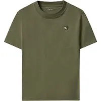 Calvin Klein Unisex Mini Badge Regular T-shirt Dusty Olive Taglia: 12 | T-shirt Outlet | Unisex | Verde