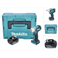 Makita Avvitatore a impulsi a batteria DTW 301 M1J 18 V 330 Nm 1/2" brushless + 1x batteria ricaricabile 4,0 Ah + Makpac - senza caricabatterie