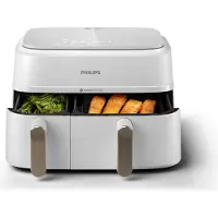 Philips Airfryer Serie 3000 da 9.0L con doppio cestello + accessorio Friggitrice ad aria NA353/14
