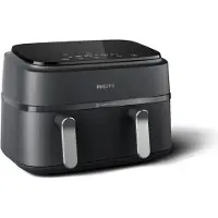 Philips Airfryer Serie 3000 da 9.0L con doppio cestello Friggitrice ad aria NA351/00
