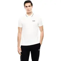 Emporio Armani per uomo. 8NPF16_PJVUZ Polo Core Identity in piqué bianco (M), Casual, Cotone, Manica corta