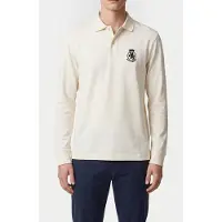 Tommy Hilfiger Ls Gifting Interlock Polo Ivory Petal Taglia: XXL | Maglie a manica lunga Outlet | Uomo | Bianco