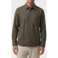 Calvin Klein Ls Melange Flannel Shirt Fatigue Taglia: XXL | Camicie Casual Outlet | Uomo