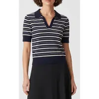 Tommy Hilfiger Cotton Jersey Fine Pullover Dark Night Navy/calico Taglia: S | Polo Outlet | Donna | Nero