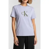 Calvin Klein Hero Ss Classic Monogram T-shirt Casual Blue Taglia: L | Maglie Sportivi Outlet | Donna | Blu