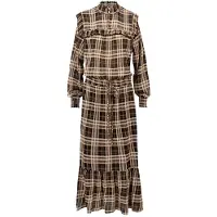 Summum Woman Dress Crinkle Check Black Taglia: 34 | Abiti Midi Outlet | Donna | Nero