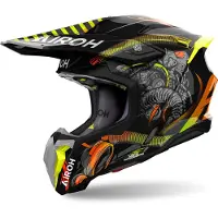 Airoh Twist 3 Tossico Casco Cross unisex nero, taglia S