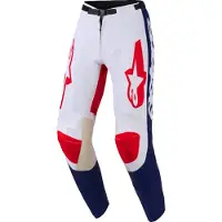 Alpinestars Pantaloni Racer Riway 2026 White Blue Red, Taglia: 34