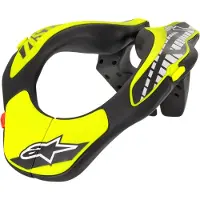 Alpinestars Collare Ragazzo Black Yellow Fluo, Taglia: One Size