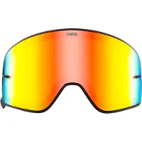 O'Neal B-50 Parabrezza di ricambio rosso specchiato unisex, onesize
