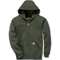 Carhartt Zip Hooded Sweatshirt Felpa con cappuccio Uomo (M, grigio)