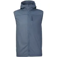 Stoic NybroSt. Windbreaker Vest with Hood Gilet a vento Uomo (S, blu)