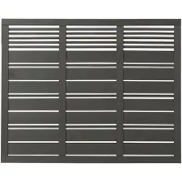 Plus Elemento principale per recinzione Silence 176 x 110 cm RAL 7022 grigio