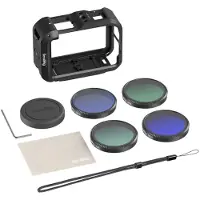 SmallRig 6374 Advanced Fotocamera Gabbia Kit con Filtri per DJI Osmo Action 6
