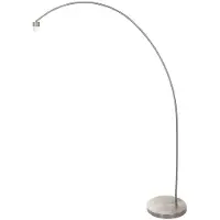 Mexlite Lampada da terra - acciaio - Solva - plastica metallo - apparecchio singolo - E27 - 3410ST -