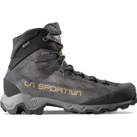 La Sportiva - Scarpe da trekking in GORE-TEX - Aequilibrium Hike GTX Carbon/Jungle per Uomo - Taglia 43,5 - Grigio