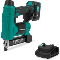Vonroc Pistola graffatrice chiodatrice 20V | Con batteria 4.0Ah e caricatore rapido