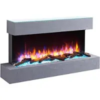 OEM Sfere elettriche - 25 cm (L) x 110 cm (P) x 57,3 cm (A) - 2000 W - Vetro - Grigio