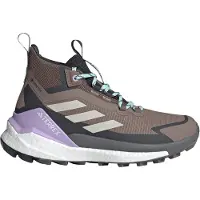 Adidas - Scarpe da trekking leggere - Free Hiker 2 GTX W Trace Brown/Wonder Alumina/Carbon per Donne - Taglia 4 UK - Viola