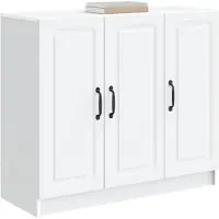 vidaXL Credenza bianca 89 x 34,5 x 77 cm in materiale derivato dal legno