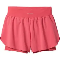 Calvin Klein Icon Sport 2 In 1 Shorts Wine Blossom Taglia: XL | Pantaloncini Outlet | Donna | Rosso