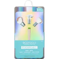 Ecotools Set intercambiabili : Intercambiabili, Pennello per fondotinta + Intercambiabili, Sfumatura, Pennello per fard + Intercambiabili, Taglio angol
