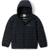 Columbia Sportswear Kid's Powder Lite II/1 Hooded Jacket Giacca sintetica Bambini (18 Years, nero)