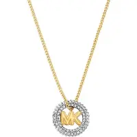 Michael Kors Collana Da Donna Placcata Oro Con Zirconi Cubici Premium Mkj8546931 — Collana