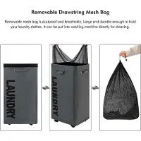 OEM Lavatrice XL con sacco lavabile rimovibile su rotelle, cesto portabiancheria impermeabile, organizer per indumenti impermeabile e lavello impermeabile in antracite (29 pollici)