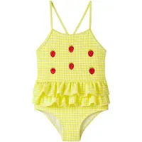 Name it Kid's Zammer Swimsuit Costume intero Bambini (98/104, giallo)