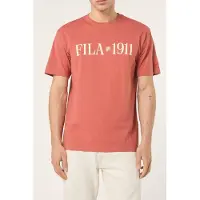 FILA Vinci Relaxed Graphic T-shirt Etruscan Red Taglia: M | Magliette basic Outlet | Uomo | Rosso