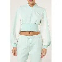 FILA Lecore Cropped High Rib Scuba Track Jacket Soothing Sea-egre Taglia: XS | Felpe con cappuccio Outlet | Donna