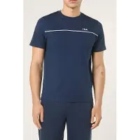FILA Narnali Regular Blocked T-shirt Black Iris Taglia: M | Magliette basic Outlet | Uomo | Nero