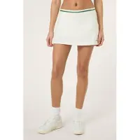 FILA Lunata Fitted Graphic Taped Tennis Skort Egret Taglia: M | Minigonne Outlet | Donna